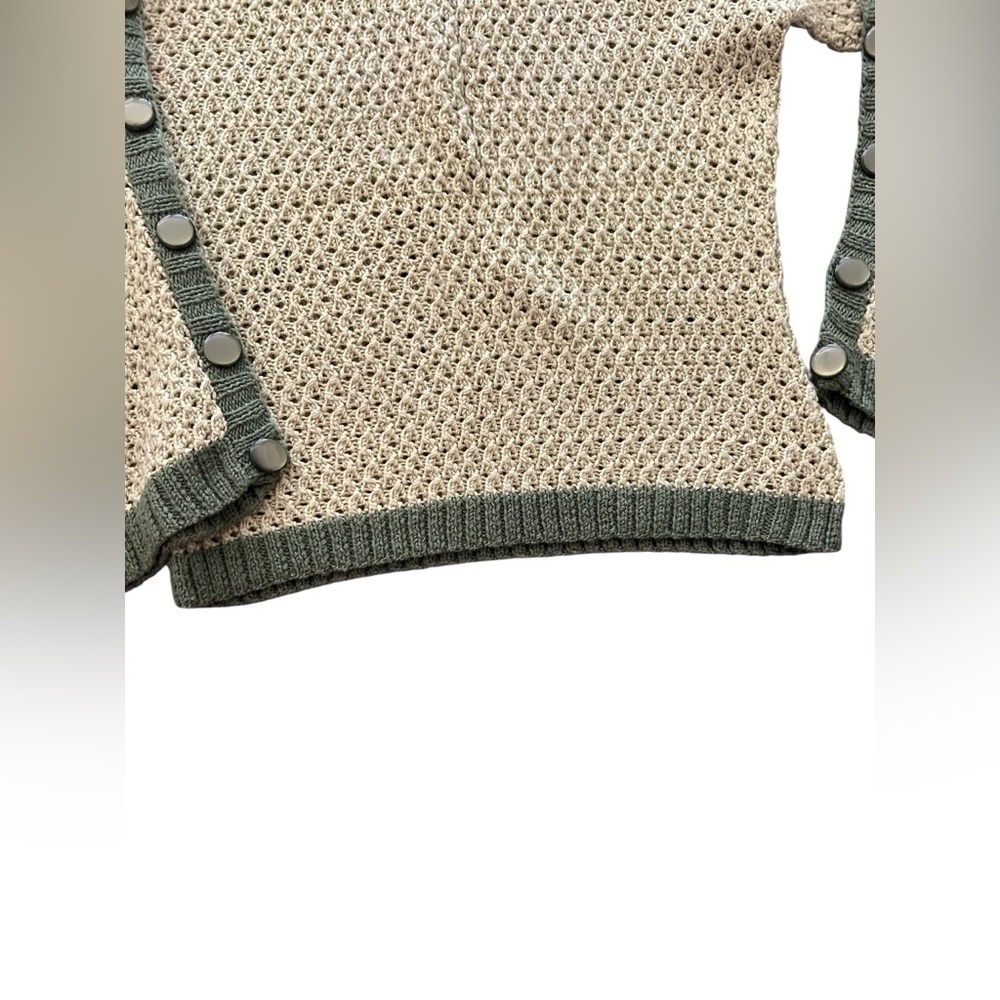 VINTAGE HANDMADE KNIT SWEATER - Picture 6 of 10